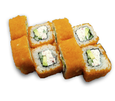 Купить большой ролл Калифорния сливочная в Перми. Большой выбор вкусной еды. Купить большие роллы с доставкой по Перми. Звоните 270-08-68 - кафе «LikeRolls».  0
