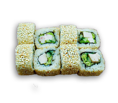 Купить большой ролл Цезарь в Перми. Большой выбор вкусной еды. Купить большие роллы Цезарь с доставкой по Перми. Звоните 270-08-68 - кафе «LikeRolls».  0
